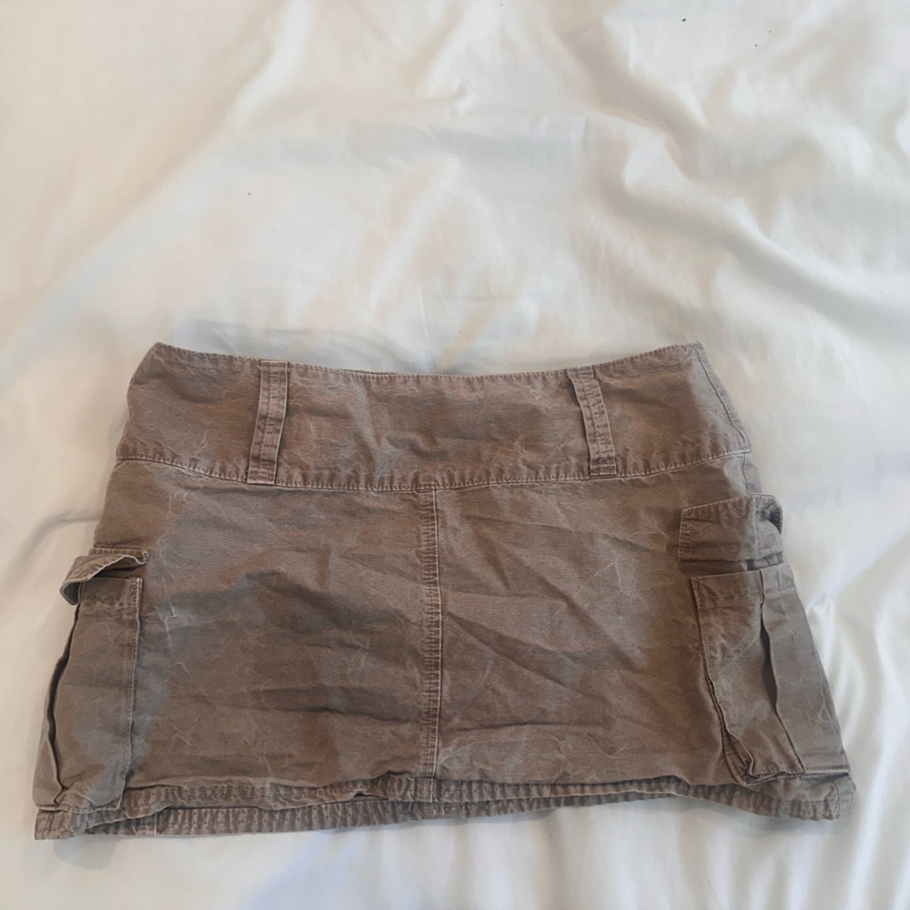 Zara Tan Mini Skirt